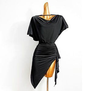 Latin dance black dress